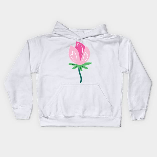 Pink Flower Kids Hoodie by Shop Ovov